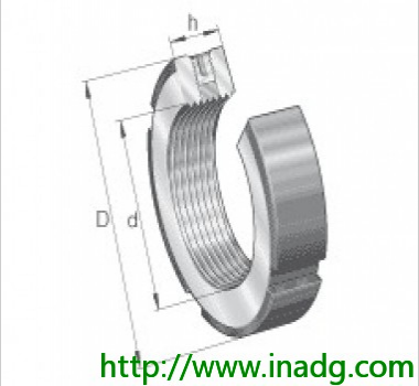 德国INA精密锁紧螺母 ZM50